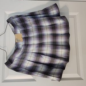 NWT girls plus pleated skirt
